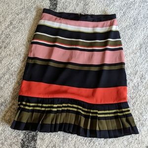 Ann Taylor Multi Color Skirt